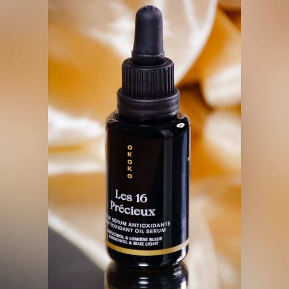 OKOKO - Sérum Huile Antioxydant Bakuchiol & Lumière Bleue - Les 16 Précieux